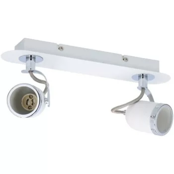 Ceiling Light 50 W Metal White 360º (8 x 13 x 31 cm)