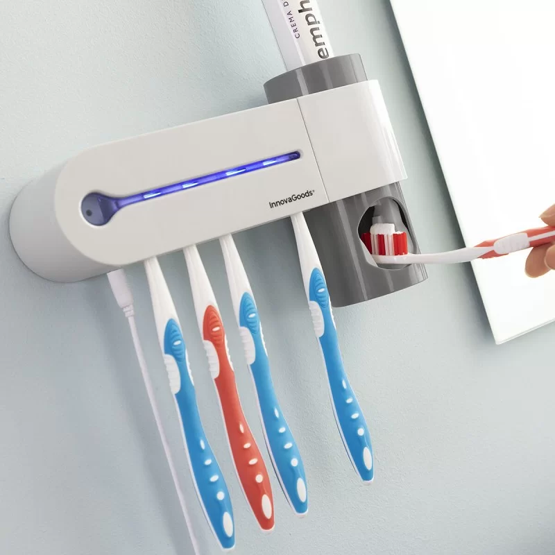 UV Toothbrush Steriliser with Stand and...