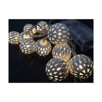 Wreath of LED Lights Decorative Lighting Silver 2
