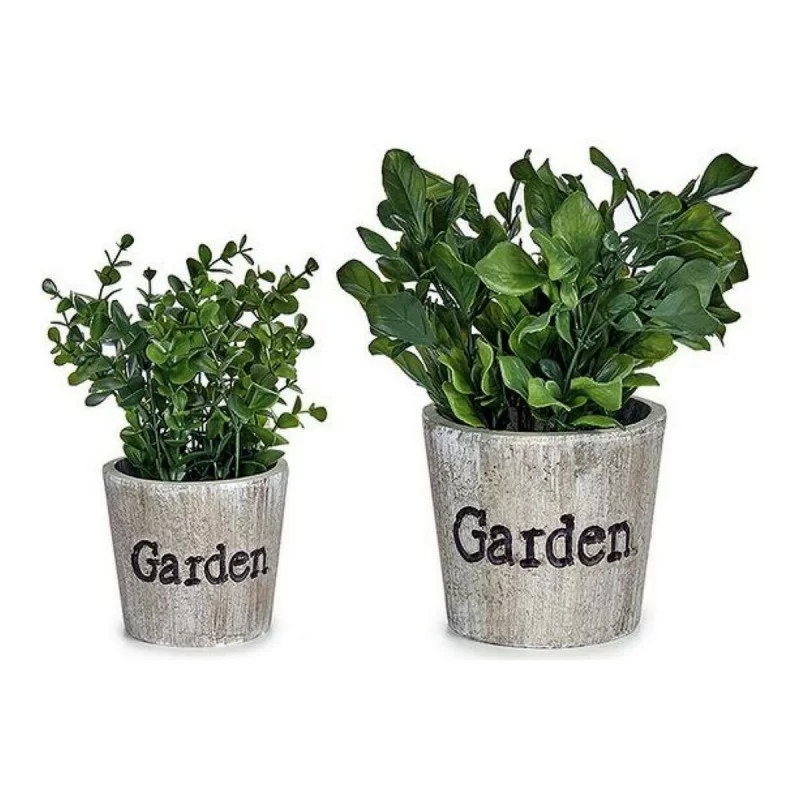 Decorative Plant Green Plastic 16 x 22 x 16 cm