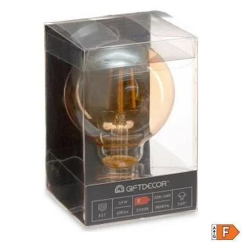 LED lamp E27 Amber Vintage 4 W 430 Lm (8 x 12 x 8 cm) 2