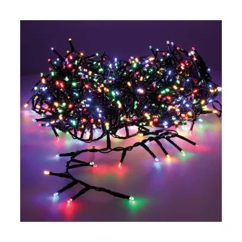 Wreath of LED Lights Lumineo White Multicolour 2