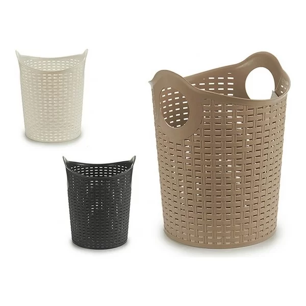 Multi-purpose Plastic Basket Rattan Plastic MD (35 x 28 x 28 cm)