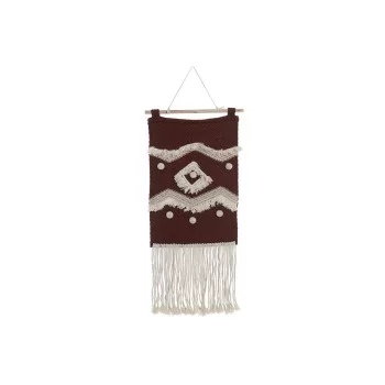 Wall Decoration DKD Home Decor Red Natural Boho 45 x 2 x...