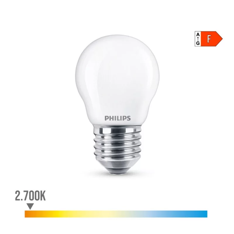 LED lamp Philips F 40 W 4,3 W E27 470 lm 4,5 x...