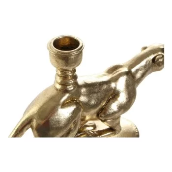 Candle Holder DKD Home Decor 8424001774807 Golden Resin... 2