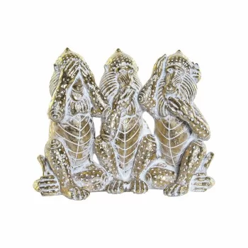 Decorative Figure DKD Home Decor Golden Resin Tropical...