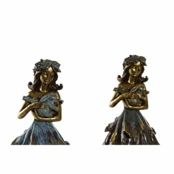 Decorative Figure DKD Home Decor 17 x 12,5 x 29,5 cm Lady... 2