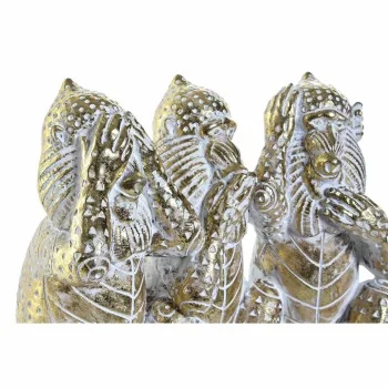 Decorative Figure DKD Home Decor Golden Resin Tropical... 2
