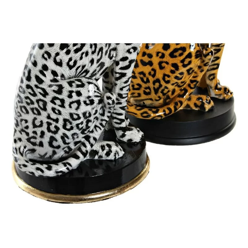 Decorative Figure DKD Home Decor Black Orange...