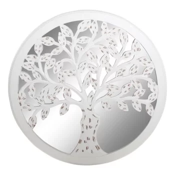 Decorative Figure DKD Home Decor Mango wood Mirror Tree...