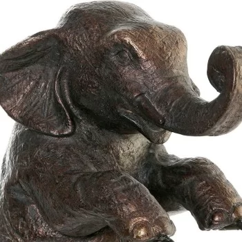 Decorative Figure DKD Home Decor Metal Resin Elephant (30... 2