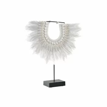 Decorative Figure DKD Home Decor Iron Feather Shells (42...