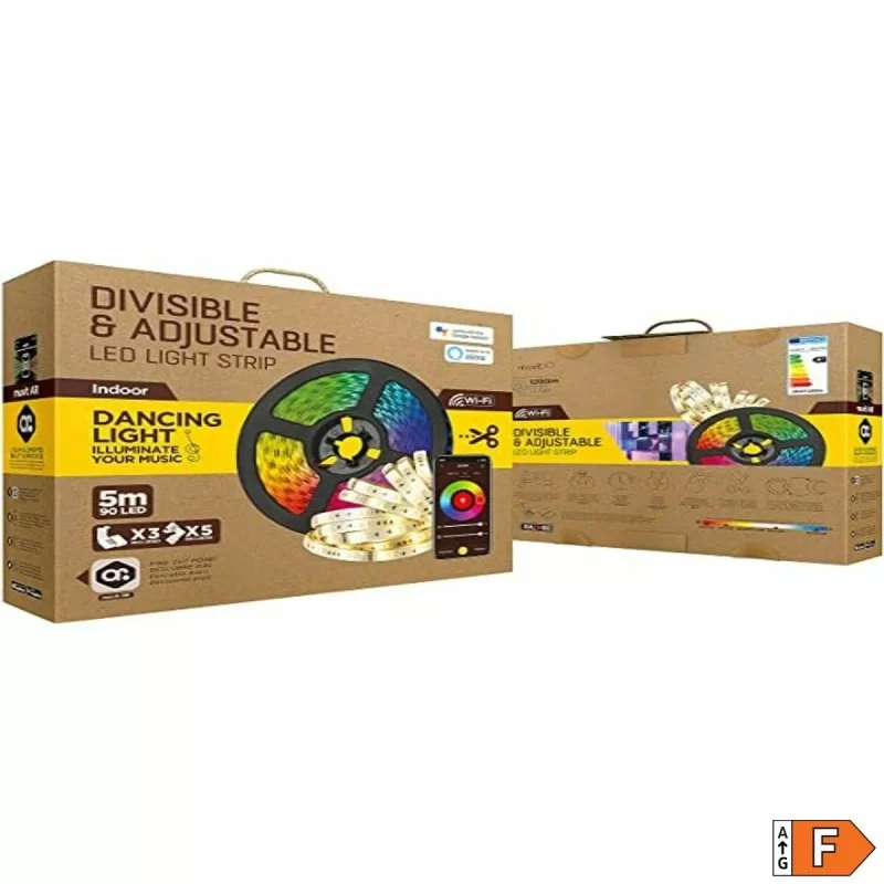 LED strips Muvit MIOLST002 Black Multicolour...