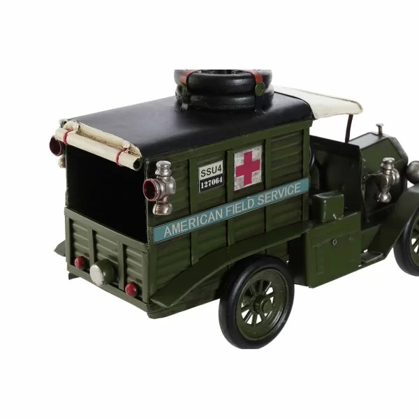 Vehicle DKD Home Decor Ornamental 29 x 11 x 17 cm Camouflage Vintage