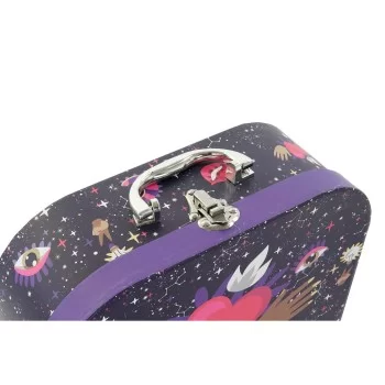 Set of decorative boxes DKD Home Decor Metal Cardboard... 2