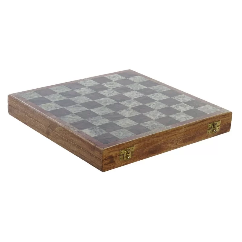 Chess DKD Home Decor White Brown Black Wood...