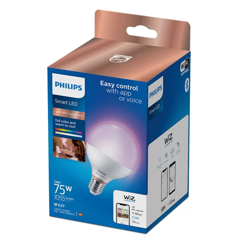 LED lamp Philips Wiz G95 Smart Full Colors F 11...