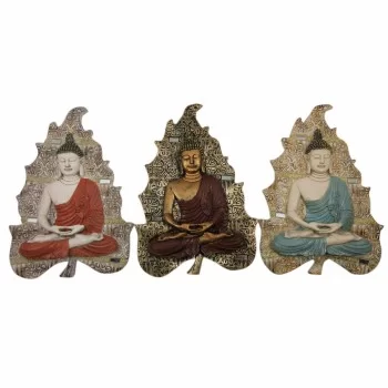 Wall Decoration DKD Home Decor Blue Red Golden Buddha...