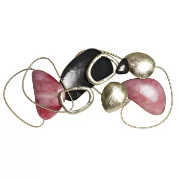 Wall Decoration DKD Home Decor Red Golden Metal (105.4 x...