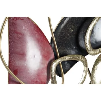 Wall Decoration DKD Home Decor Red Golden Metal (105.4 x... 2