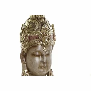 Decorative Figure DKD Home Decor Brown Golden Buddha... 2