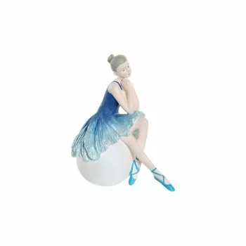 Decorative Figure DKD Home Decor Blue Romantic Ballet...
