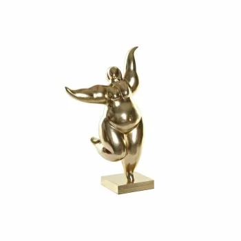 Decorative Figure DKD Home Decor Golden Resin (32.5 x...