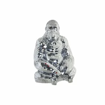 Decorative Figure DKD Home Decor Silver Resin Gorilla (35...