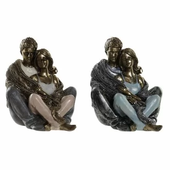 Decorative Figure DKD Home Decor Copper Modern Pair 12 x...