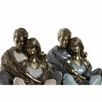 Decorative Figure DKD Home Decor Copper Modern Pair 12 x... 2