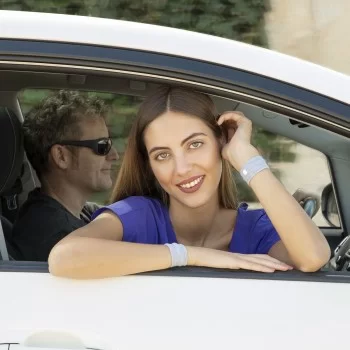 Anti-nausea bracelet with Nei-Kuan Pressure Point Nona...