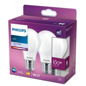 LED lamp Philips NL45-0800WT240E27-3PK 4000 K E27 White D... 2