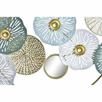 Decorative Figure DKD Home Decor Mirror Golden Metal (44... 2