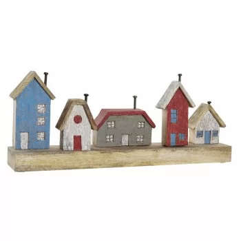 Decorative Figure DKD Home Decor Multicolour Iron Houses...