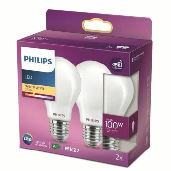 LED lamp Philips White D A+ (2700k) (2 Units)...