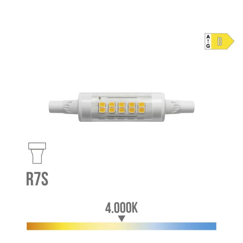 LED lamp EDM Lineal R7s 5,5 W 600 lm 4000 K D Ø...