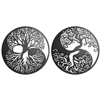 Wall Decoration DKD Home Decor 98 x 1 x 98 cm 100 x 1 x...