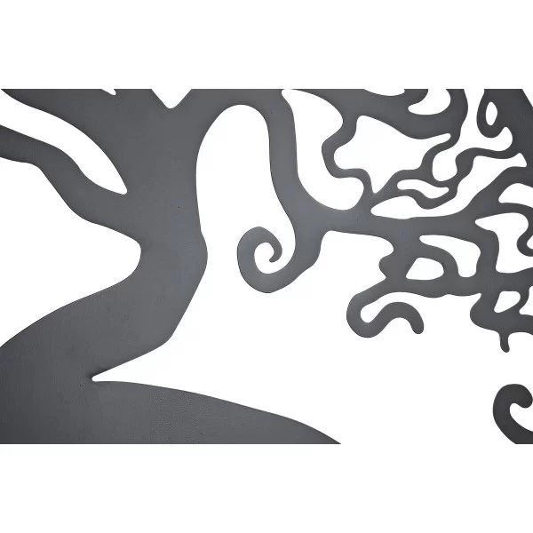 Wall Decoration DKD Home Decor 98 x 1 x 98 cm 100 x 1 x 100 cm Black Oriental (2 Units)