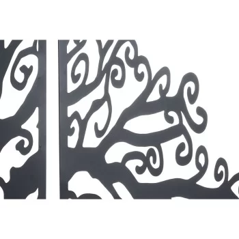 Wall Decoration DKD Home Decor 3 Pieces Black Tree Metal... 2