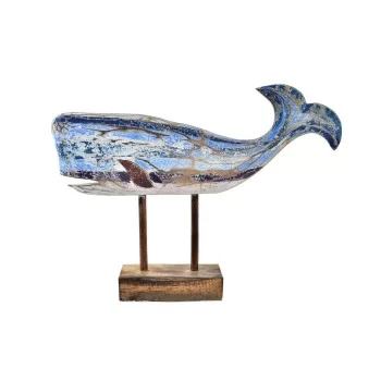 Decorative Figure DKD Home Decor 40 x 10 x 30 cm Blue...