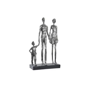 Decorative Figure DKD Home Decor Silver Black Resin...