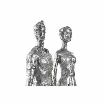 Decorative Figure DKD Home Decor Silver Black Resin... 2