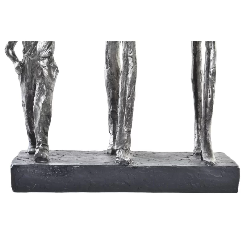 Decorative Figure DKD Home Decor Silver Black...