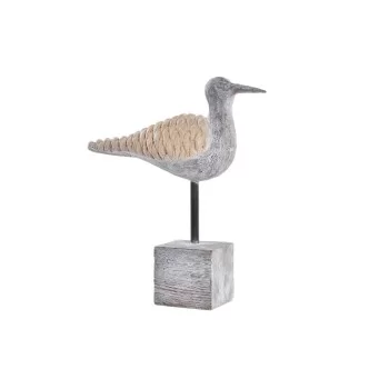 Decorative Figure DKD Home Decor Grey Natural Bird...