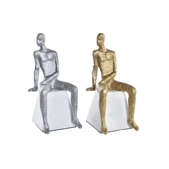 Decorative Figure DKD Home Decor 11 x 12 x 28 cm Silver...