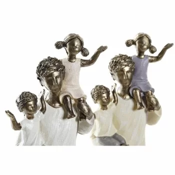 Decorative Figure DKD Home Decor White Copper Family 10 x... 2