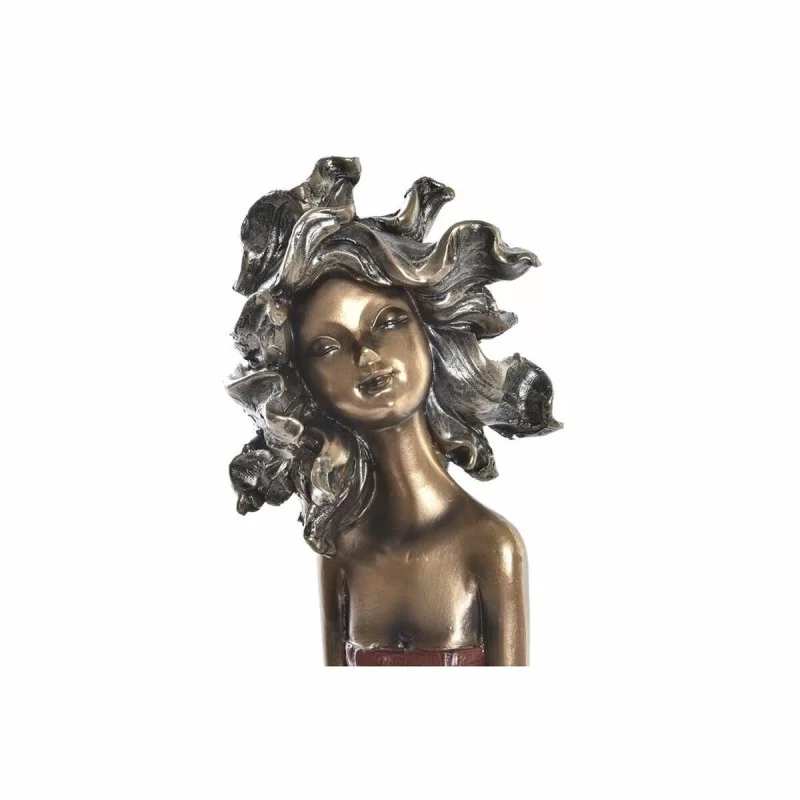Decorative Figure DKD Home Decor Red Turquoise...