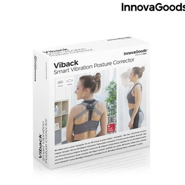 Intelligent Rechargeable Posture Trainer with Vibration Viback InnovaGoods V0103254 (Refurbished A)