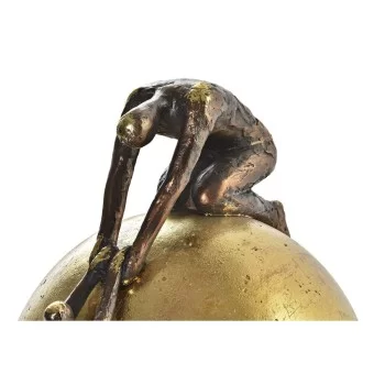 Decorative Figure DKD Home Decor Ball Golden Copper Resin... 2